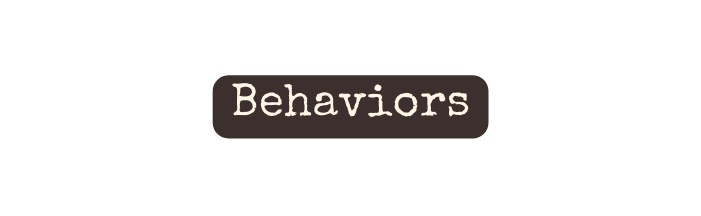 Behaviors